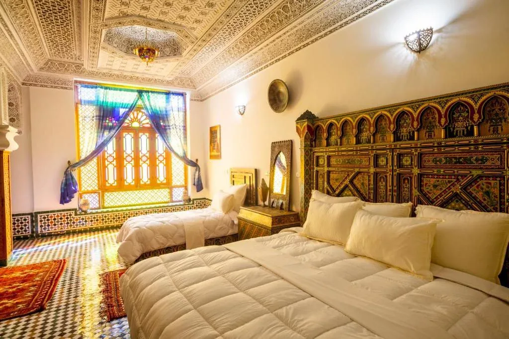 Habitación de un riad marroquí
