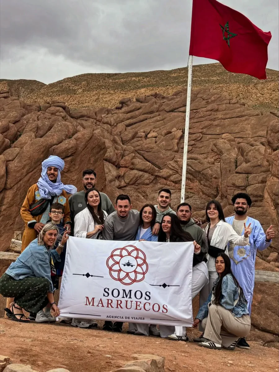 Viajeros reales junto al equipo de Somos Marruecos