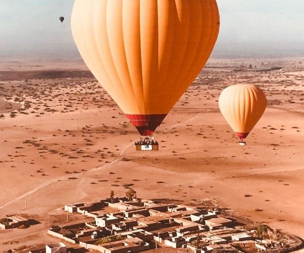 Ruta de 6 días y 5 noches por Marruecos: Atlas, Kasbahs , Viaje en Globos y Desierto de  Merzouga