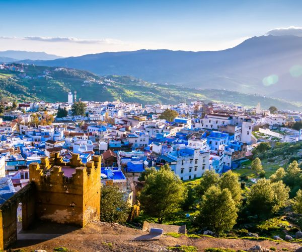 Viaje de 4 días desde Tánger por Chefchaouen, Fez y Asilah